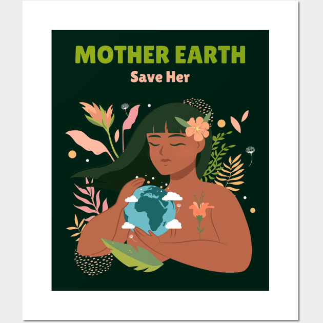 Mother Earth, Save Her Wall Art by Spirit Animals 21